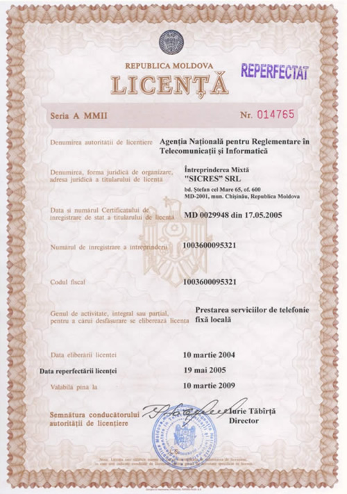 licence